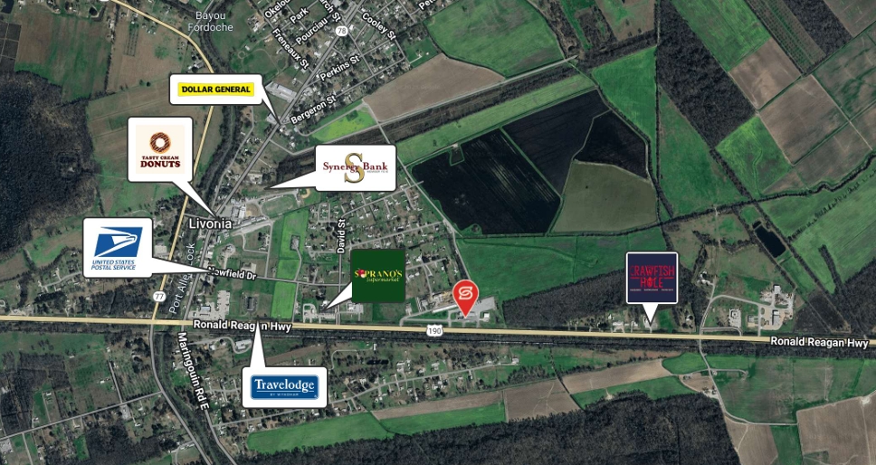 8621 Airline Hwy, Livonia, LA à louer - Photo principale – Image 1 sur 1