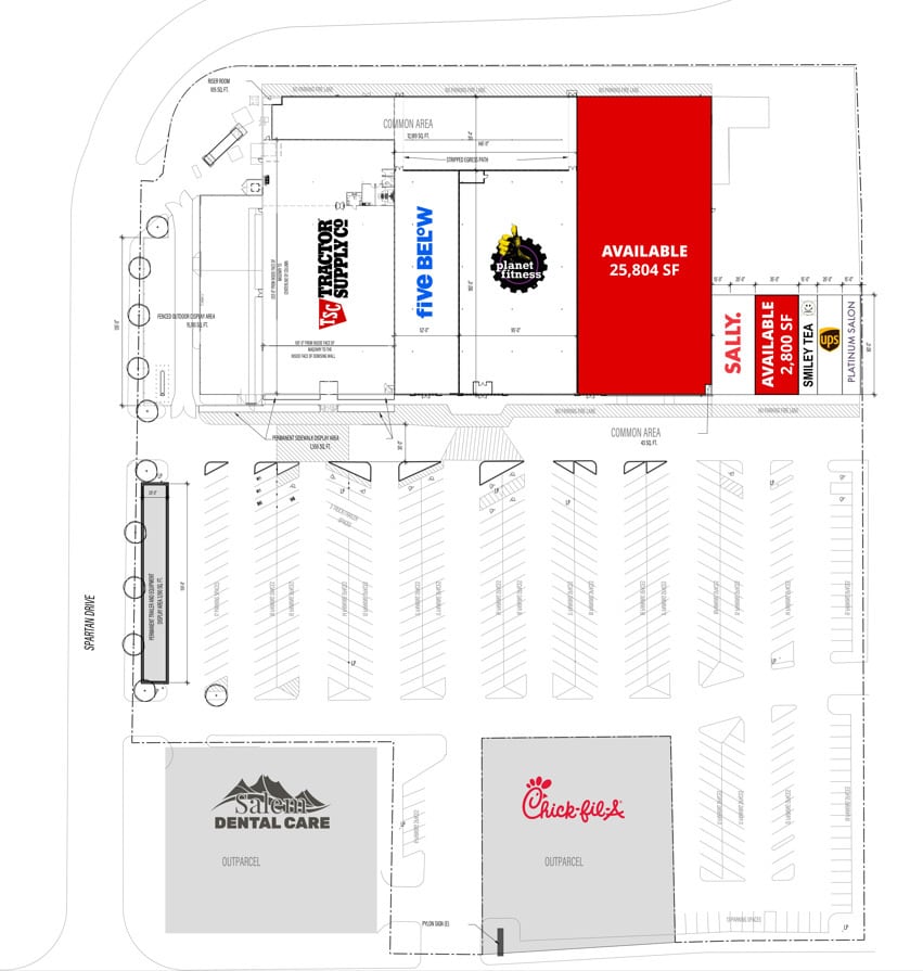 1355 W Main St, Salem, VA à louer Plan de site– Image 1 sur 1