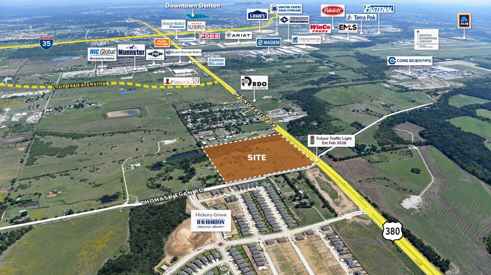 NEC Thomas J Egan Rd & US 380, Denton, TX à vendre - Photo de l’immeuble – Image 1 sur 4