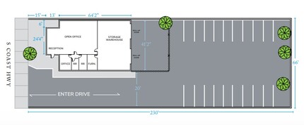 820 S Coast Hwy, Oceanside, CA à louer Plan de site– Image 1 sur 1