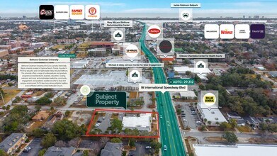 812 W International Speedway Blvd, Daytona Beach, FL - Vue aérienne  vue de carte - Image1