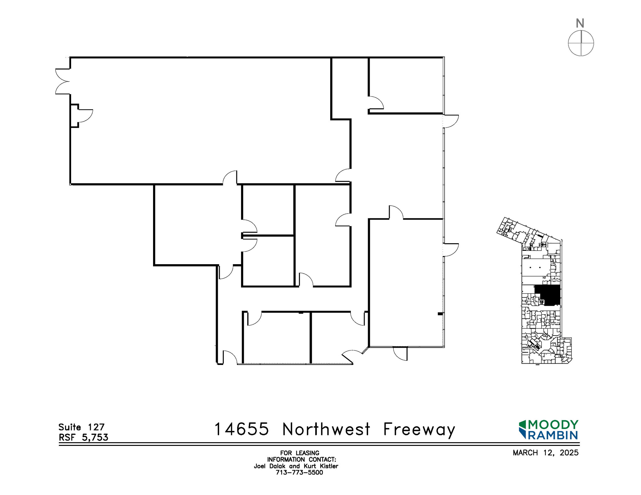 14655 Northwest Fwy, Houston, TX à louer Plan d’étage– Image 1 sur 1
