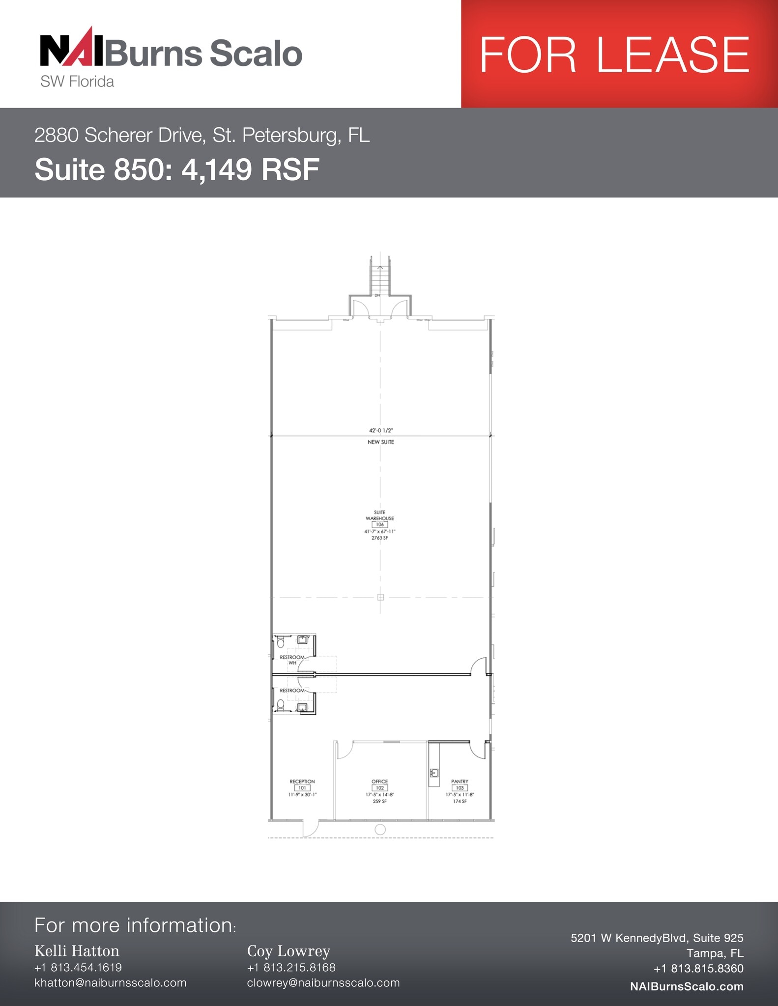 2880 N Scherer Dr, Saint Petersburg, FL à louer Plan de site– Image 1 sur 1