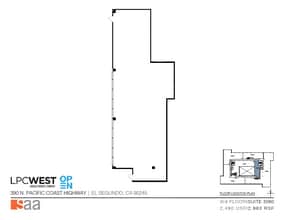 300 N Pacific Coast Hwy, El Segundo, CA à louer Plan d’étage– Image 1 sur 1