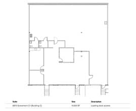 8565-8637 Grovemont Cir, Gaithersburg, MD à louer Plan d’étage– Image 1 sur 1