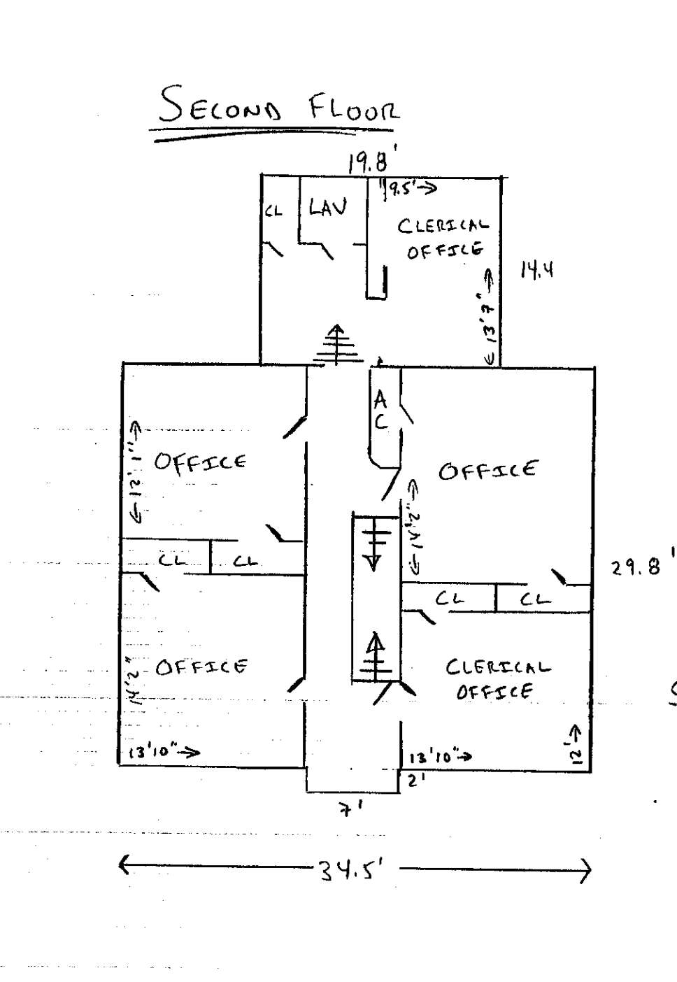 11 E Cliff St, Somerville, NJ à louer Plan d’étage– Image 1 sur 2