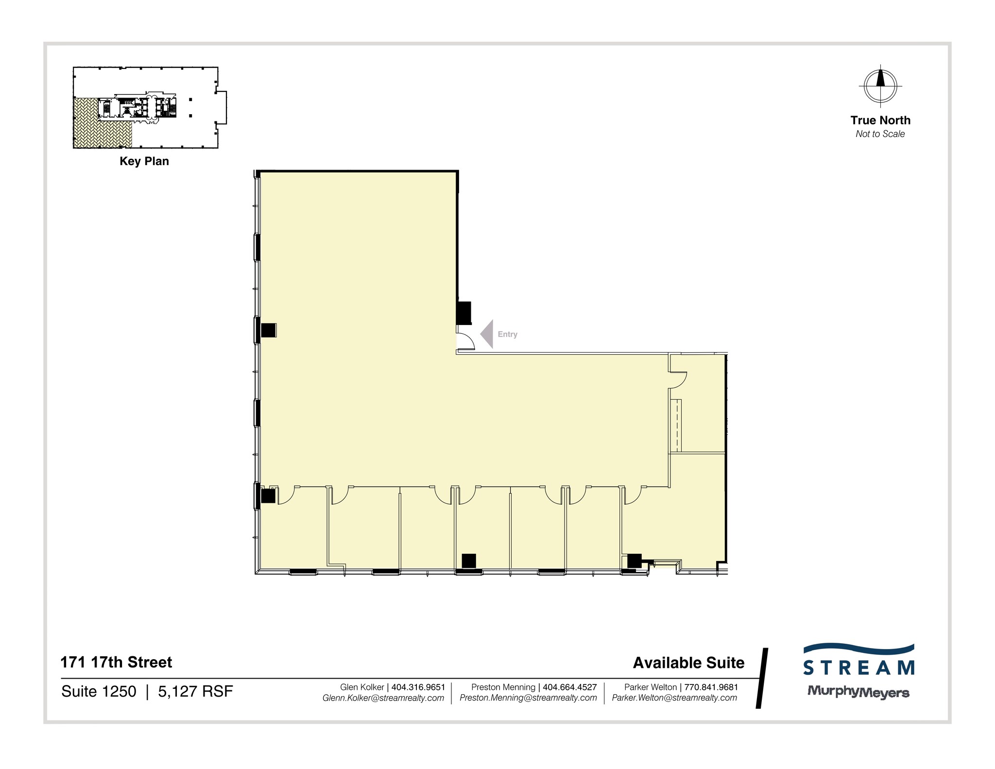 171 17th St NW, Atlanta, GA à louer Plan de site– Image 1 sur 1