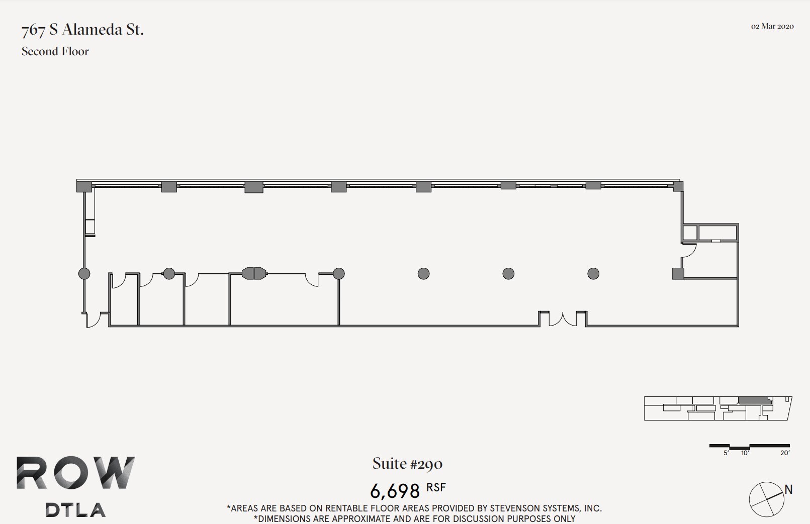 777 S Alameda St, Los Angeles, CA à louer Plan d’étage– Image 1 sur 1