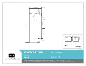 460 Berkshire Dr, London, ON à louer Plan de site– Image 1 sur 1