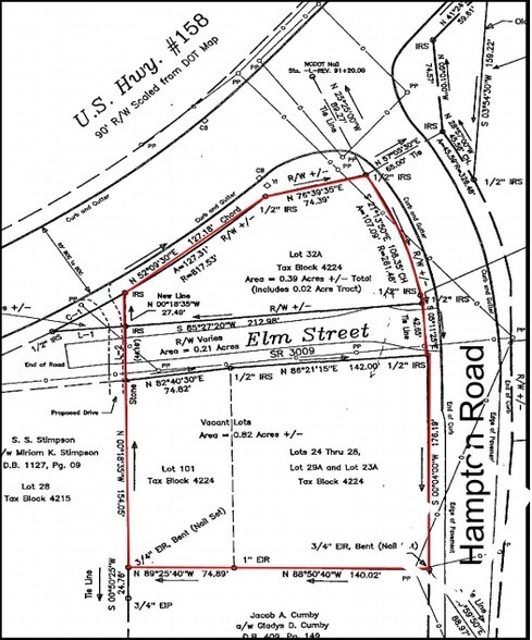 Hampton Rd, Clemmons, NC à vendre - Plan cadastral – Image 3 sur 5