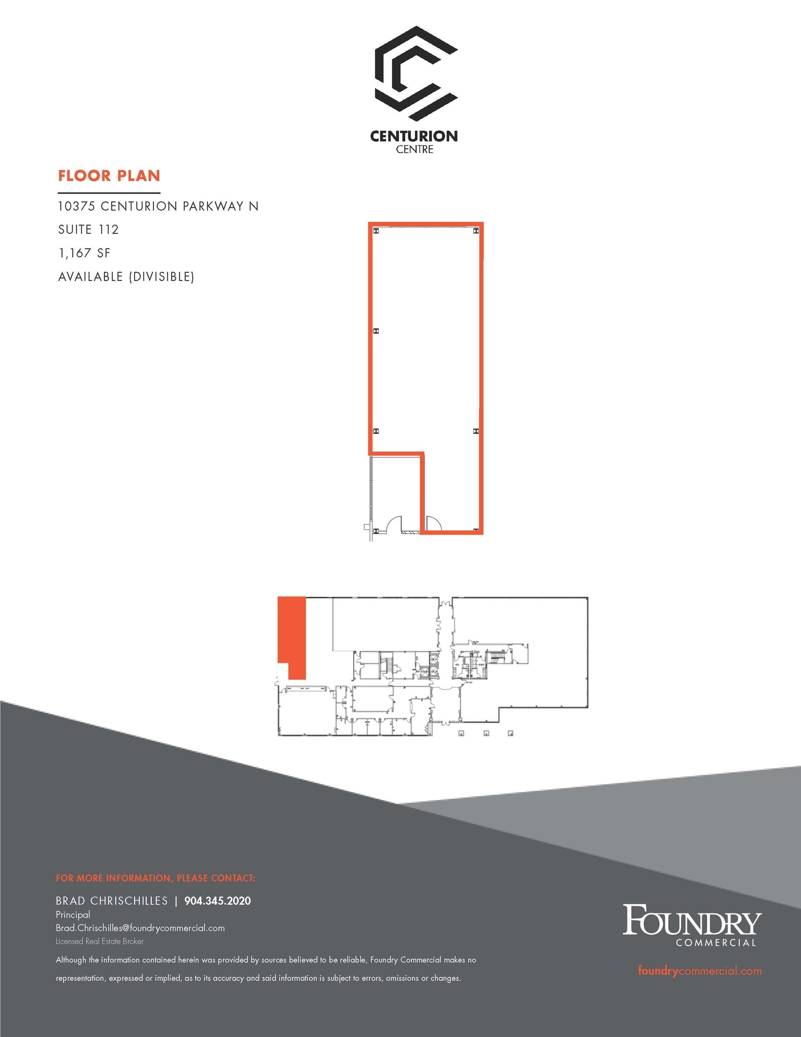 10375 Centurion Pky N, Jacksonville, FL à louer Plan d’étage– Image 1 sur 1