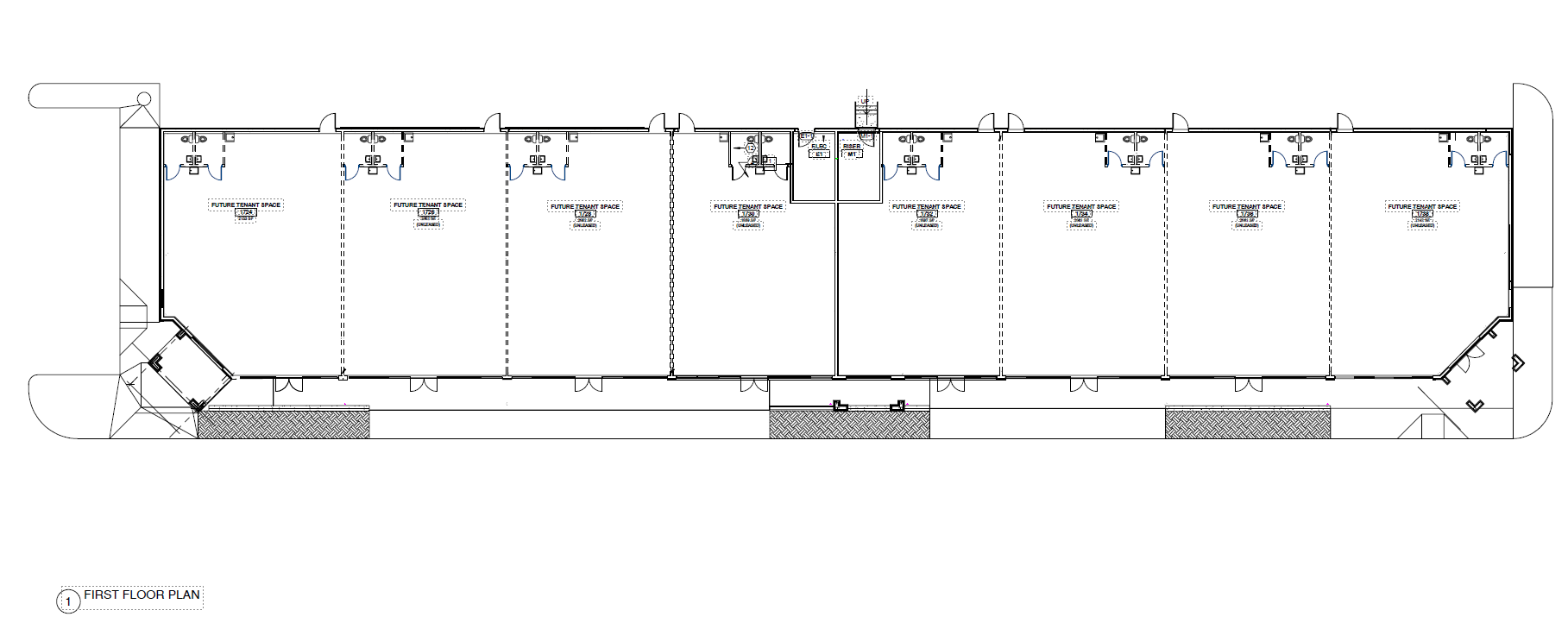 1724-1738 Pulaski, Bear, DE à louer Plan d’étage– Image 1 sur 1