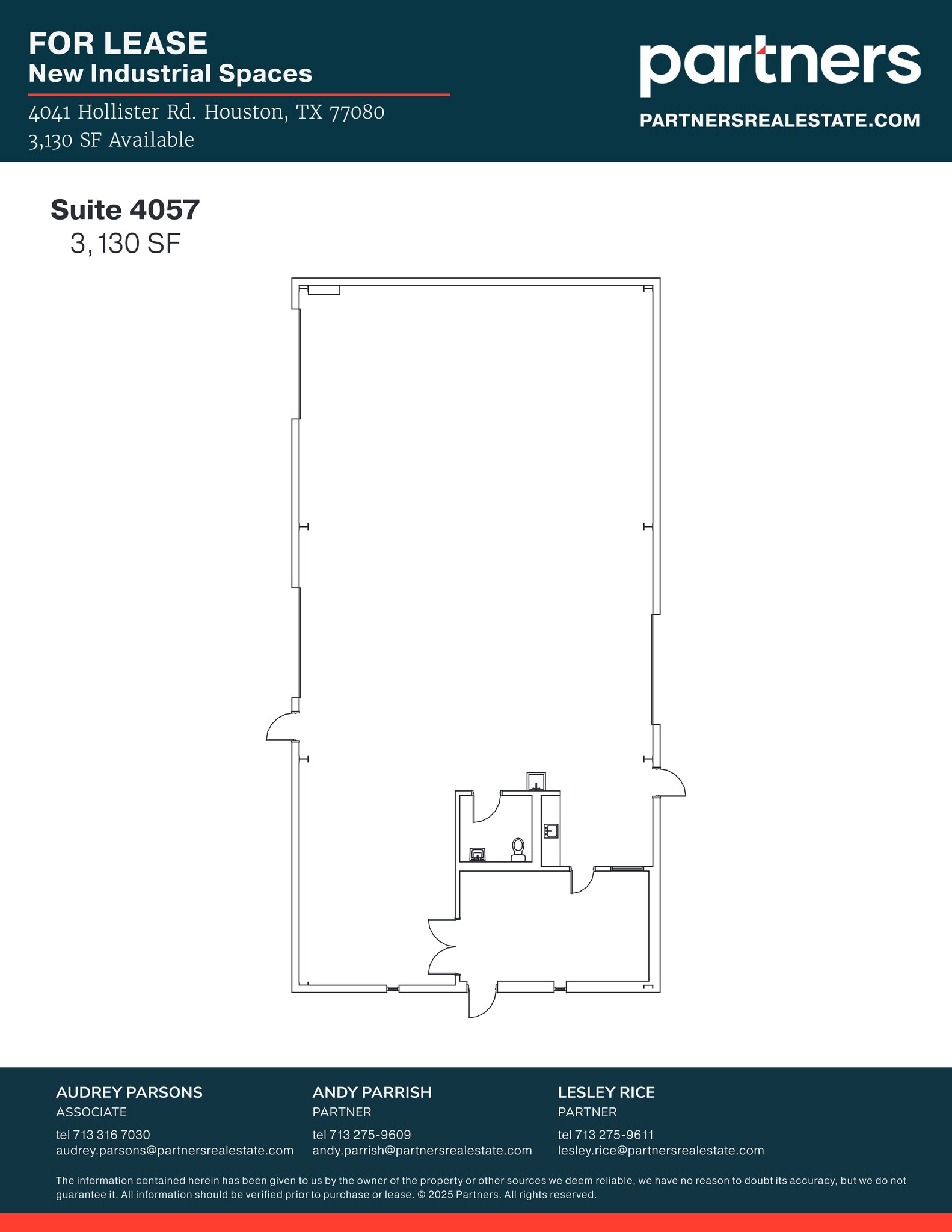 4041-4071 Hollister Rd, Houston, TX à louer Plan de site– Image 1 sur 1