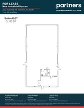 4041-4071 Hollister Rd, Houston, TX à louer Plan de site– Image 1 sur 1