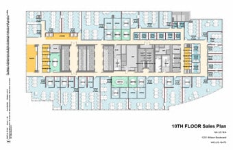 1201 Wilson Blvd, Arlington, VA à louer Plan d’étage– Image 1 sur 1