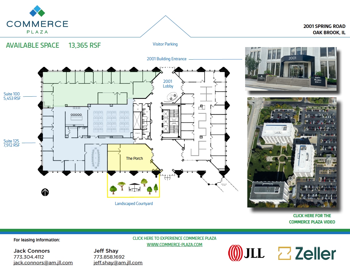2001 Spring Rd, Oak Brook, IL à louer Plan d’étage– Image 1 sur 2