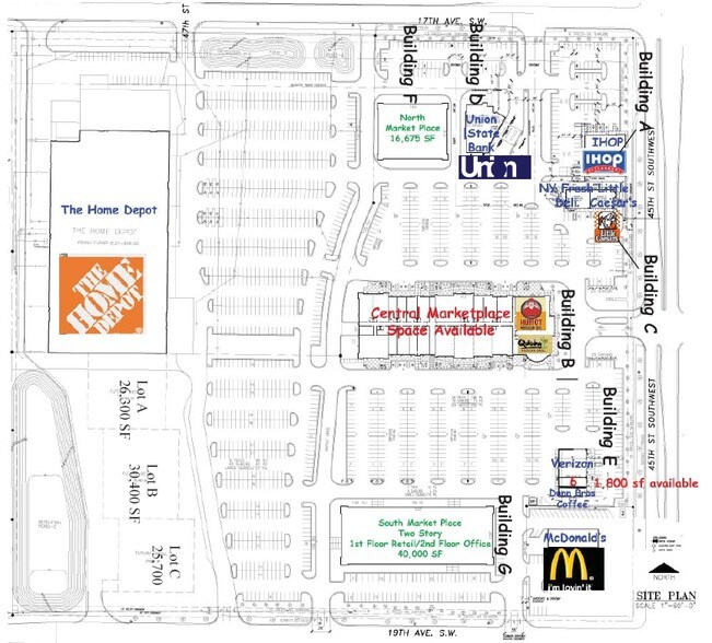 4600 17th Ave S, Fargo, ND à louer - Plan cadastral – Image 2 sur 4