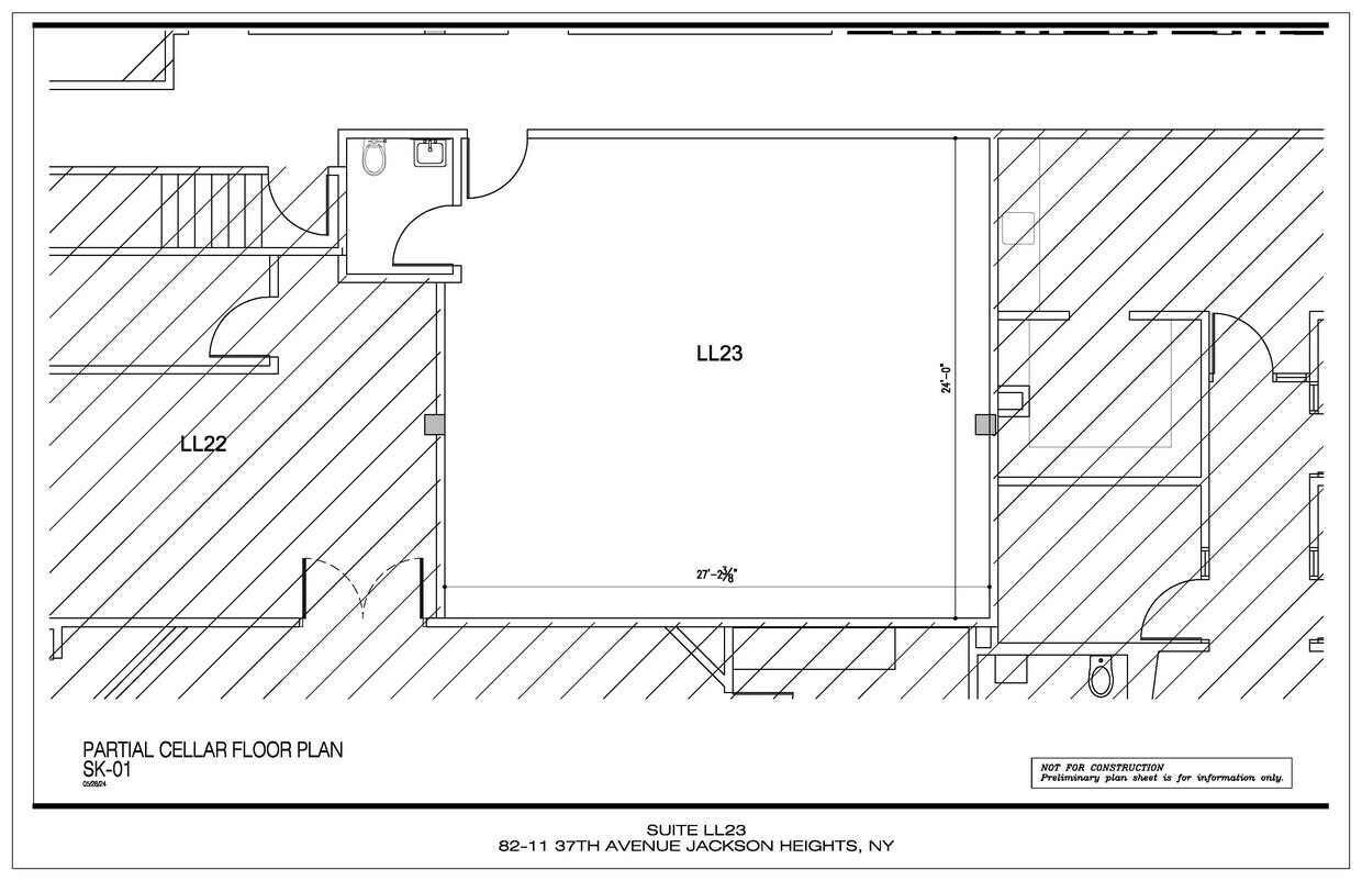 82-11 37th Ave, Jackson Heights, NY à louer Plan d’étage– Image 1 sur 4
