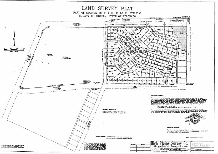 Q Ave, Limon, CO à vendre - Plan cadastral – Image 1 sur 1