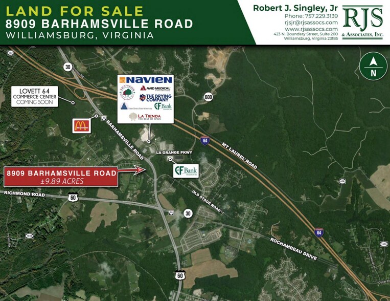 8909 Barhamsville Rd, Toano, VA à vendre - Photo de l’immeuble – Image 3 sur 5