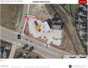 8118 Prairie View Rd, Temple, TX - Vue aérienne vue de carte - Image1