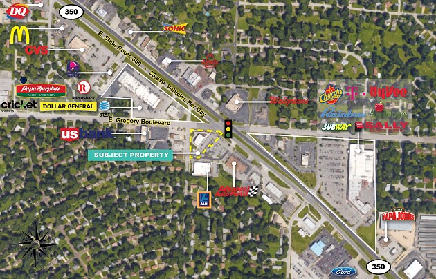 9201-9209 E State Route 350, Raytown, MO à louer - Photo de l’immeuble – Image 3 sur 4