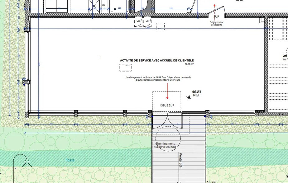 Local commercial dans Orly à louer - Plan d’étage – Image 2 sur 3