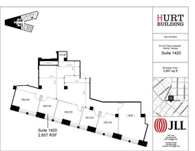 50 Hurt Plz SE, Atlanta, GA à louer Plan d’étage– Image 1 sur 1