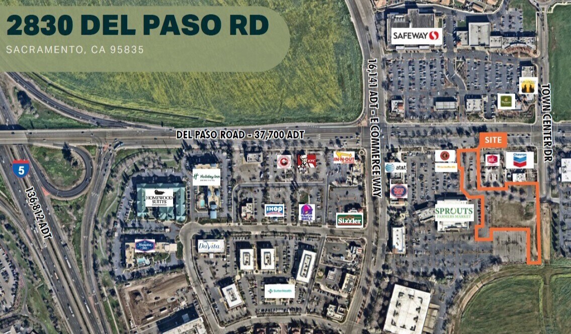 2830 Del Paso Rd, Sacramento, CA à vendre Photo de l’immeuble– Image 1 sur 2