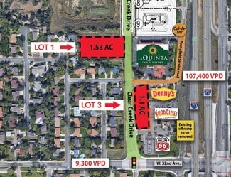 Plus de détails pour W 32nd Ave, Wheat Ridge, CO - Terrain à louer