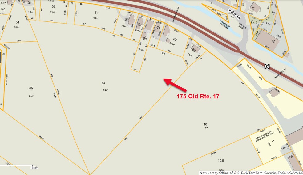 175 State Highway 17, Hillburn, NY à vendre - Plan cadastral – Image 2 sur 7