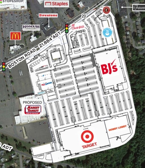 1440 Boston Rd, Springfield, MA à louer - Aérien – Image 3 sur 4