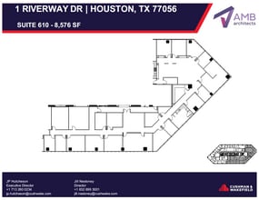 1 Riverway, Houston, TX à louer Plan d’étage– Image 1 sur 1
