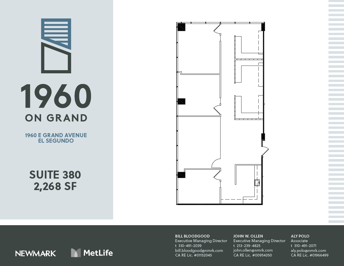 1960 E Grand Ave, El Segundo, CA à louer Plan d’étage– Image 1 sur 1
