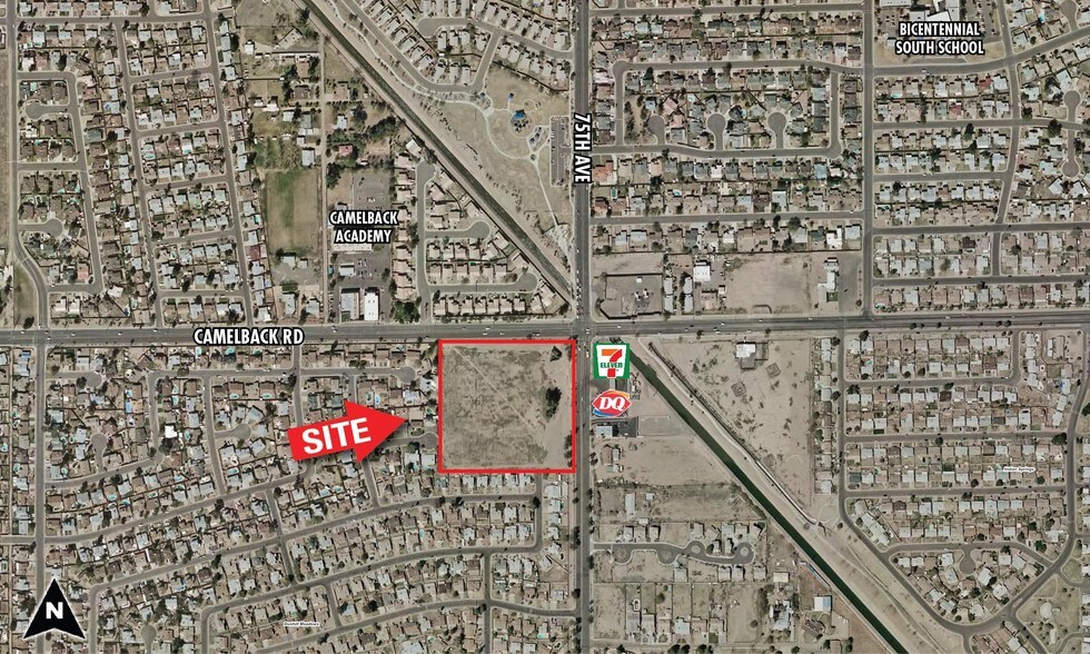 SWC 75th & Camelback Ave, Phoenix, AZ à louer - Photo de l’immeuble – Image 1 sur 2