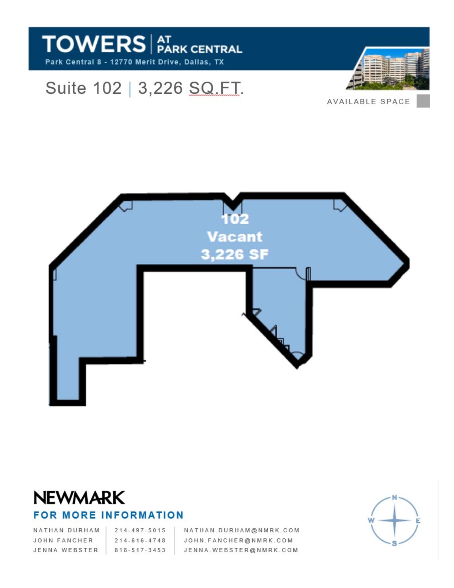 12750 Merit Dr, Dallas, TX à louer Plan de site– Image 1 sur 2
