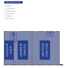 6195 Coliseum Way, Oakland, CA à louer Plan d’étage– Image 1 sur 1