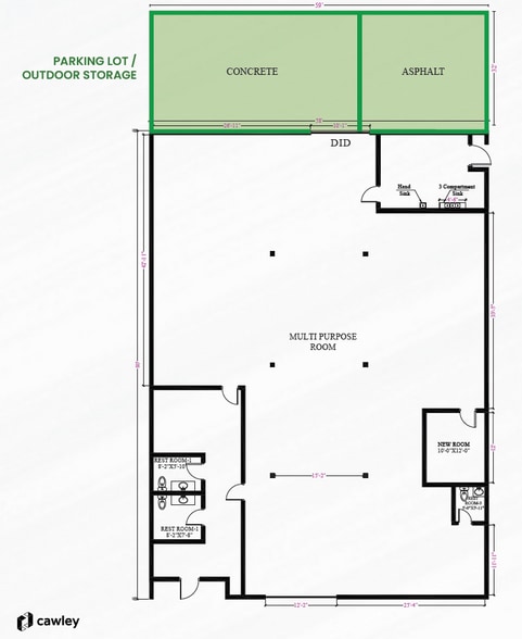 4100 W Chicago Ave, Chicago, IL à louer - Plan d’étage – Image 2 sur 9