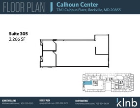 7361 Calhoun Pl, Rockville, MD à louer Plan d’étage– Image 1 sur 4