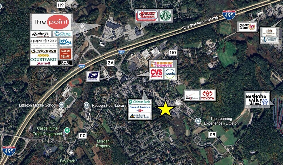 224-240 Great Rd, Littleton, MA à vendre - Aérien – Image 2 sur 13