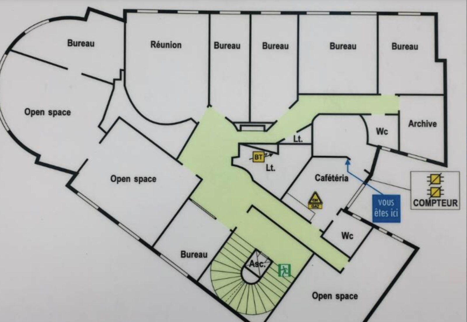 80 Boulevard Haussmann, Paris à louer Plan d’étage– Image 1 sur 8