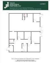 245 W Roosevelt Rd, West Chicago, IL à louer Plan d’étage– Image 2 sur 2