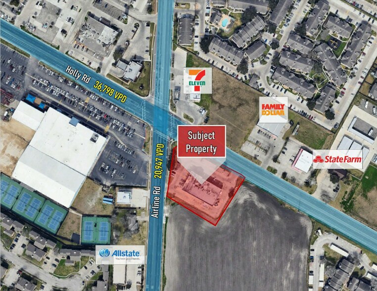 2102 Airline Rd, Corpus Christi, TX à vendre - Aérien – Image 2 sur 3
