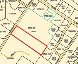 S Jackson st, Winder, GA - Vue aérienne  vue de carte - Image1