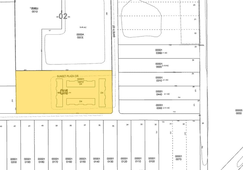 10811 Sunset Plaza Cir, Fort Myers, FL à vendre - Plan cadastral – Image 2 sur 4