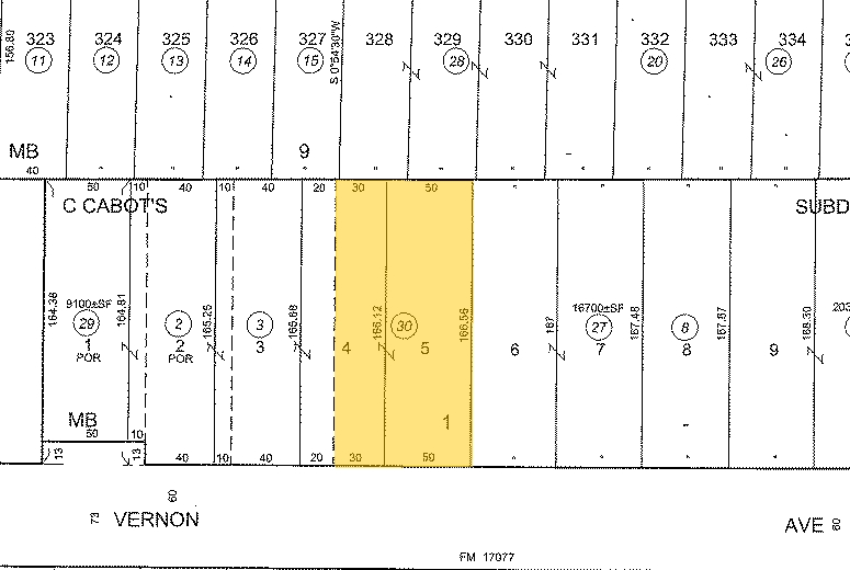 1833 E Vernon Ave, Los Angeles, CA à louer - Plan cadastral – Image 2 sur 39