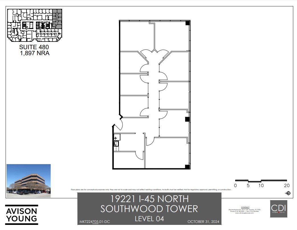 19221 Interstate 45 S, Shenandoah, TX à louer Plan d’étage– Image 1 sur 1