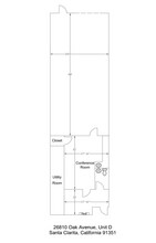 26810 Oak Ave, Canyon Country, CA à louer Plan d’étage– Image 1 sur 1