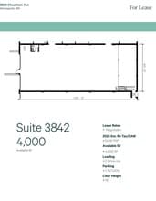 3830 Cheatham Ave, Minneapolis, MN à louer Plan d’étage– Image 1 sur 1