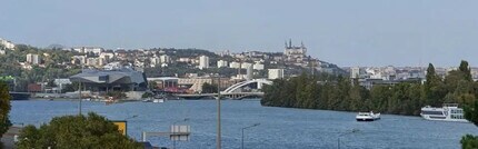 Oullins - Vue aérienne vue de carte